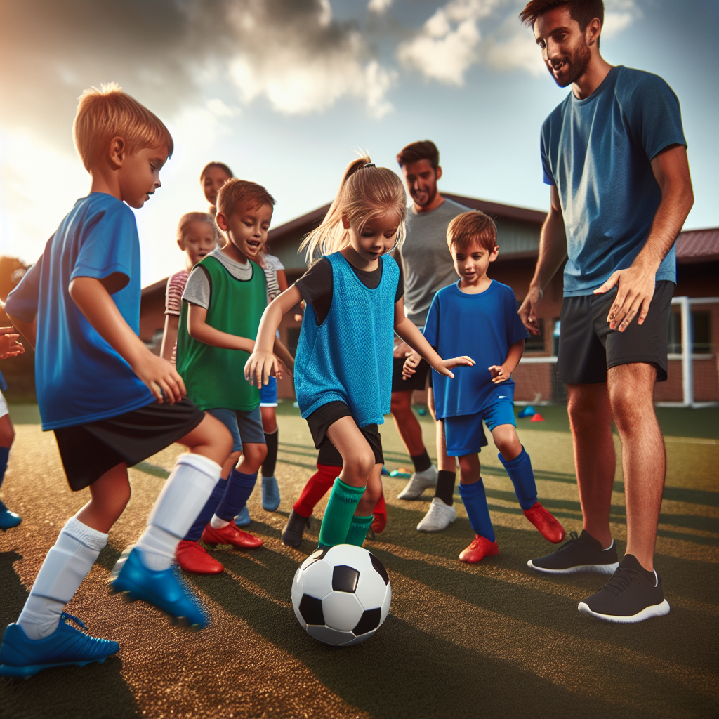 A step-by-step visual process guide demonstrating how beginner soccer training for kids works with clear labeled stages