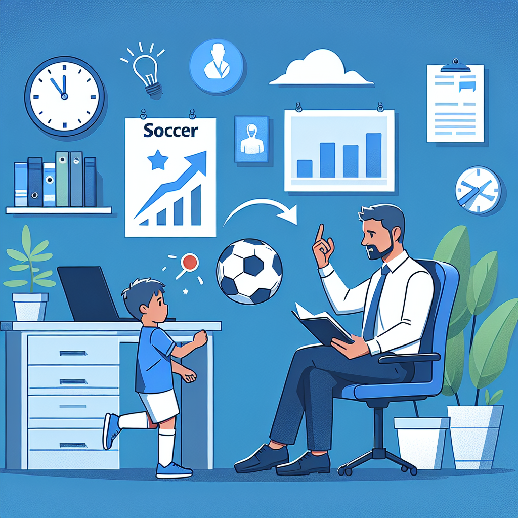 A step-by-step visual process guide demonstrating how how to help my child become a better soccer player works with clear lab