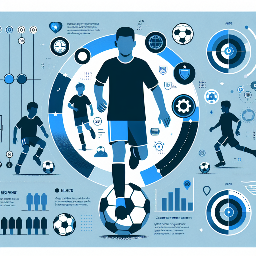 An illustrated diagram showing the key benefits and advantages of implementing soccer skills development for young players st