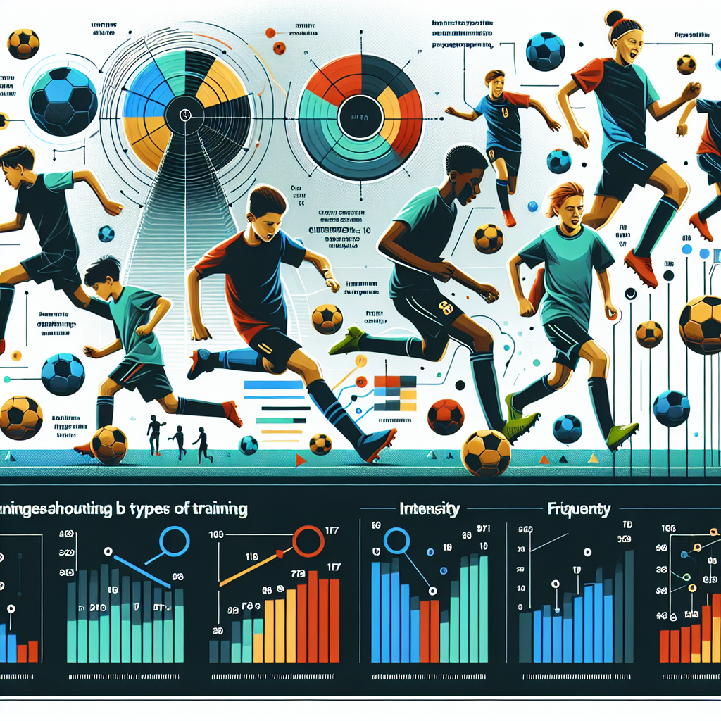 An illustrated diagram showing the key benefits and advantages of implementing soccer training for ages 8-18 strategies effec