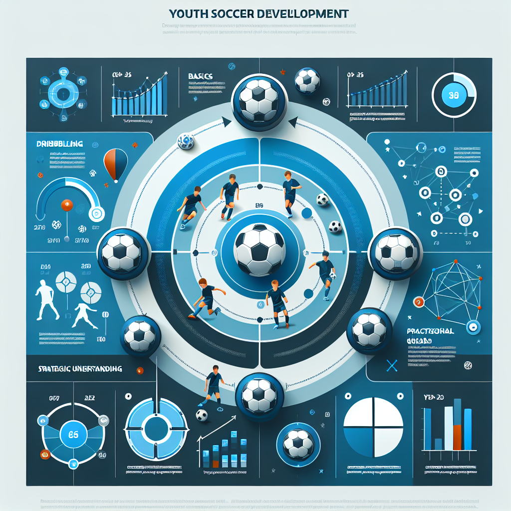 An illustrated diagram showing the key benefits and advantages of implementing parent guide to youth soccer development strat
